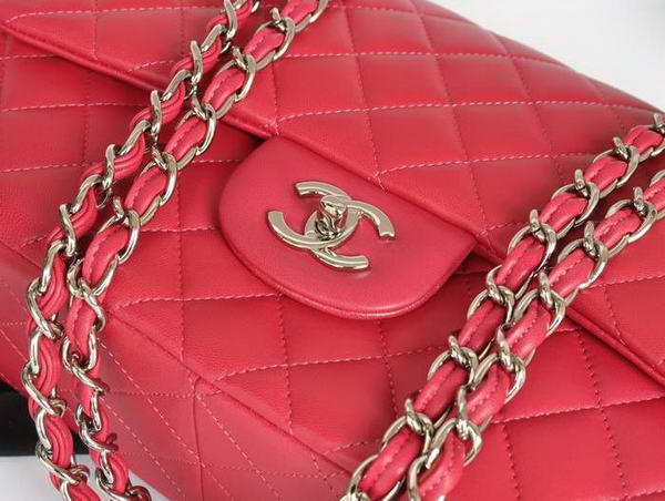 7A Replica Chanel Original Leather Flap Bag A28600 Peach
